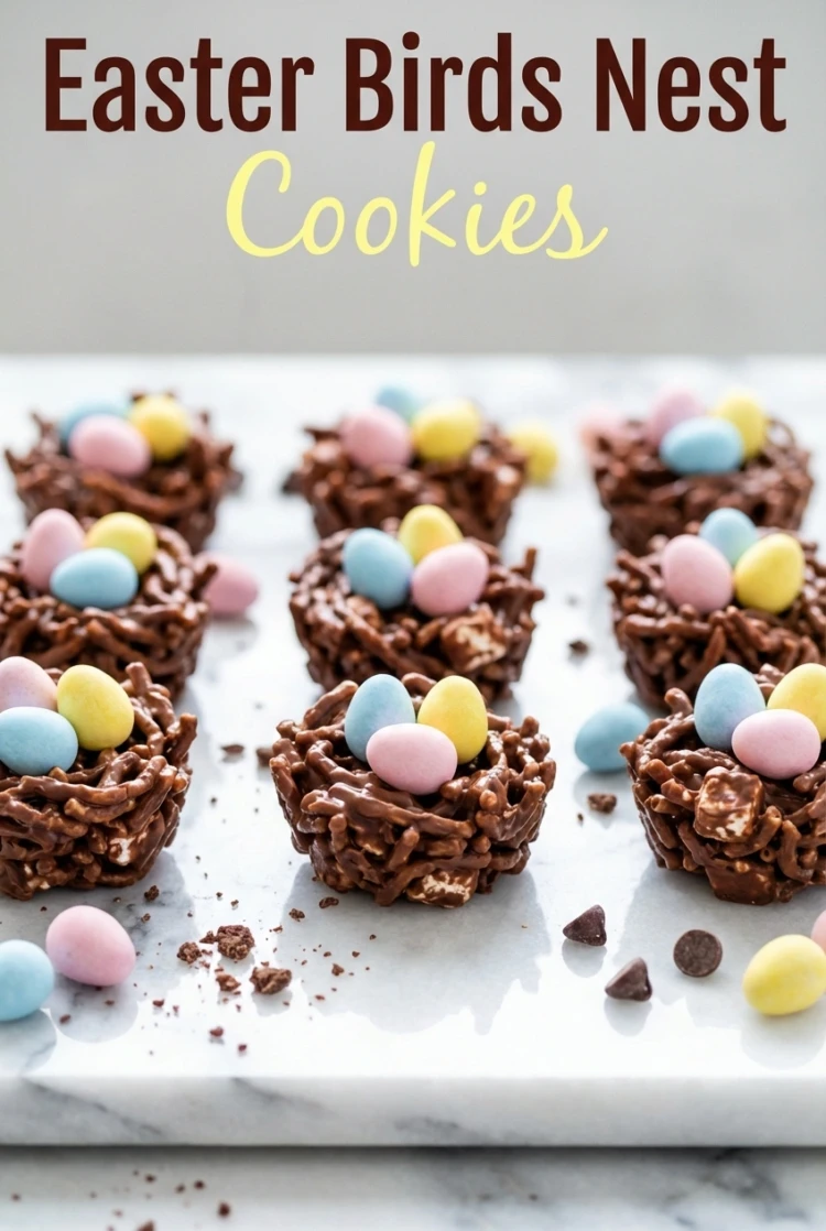 Easter Birds Nest Cookies