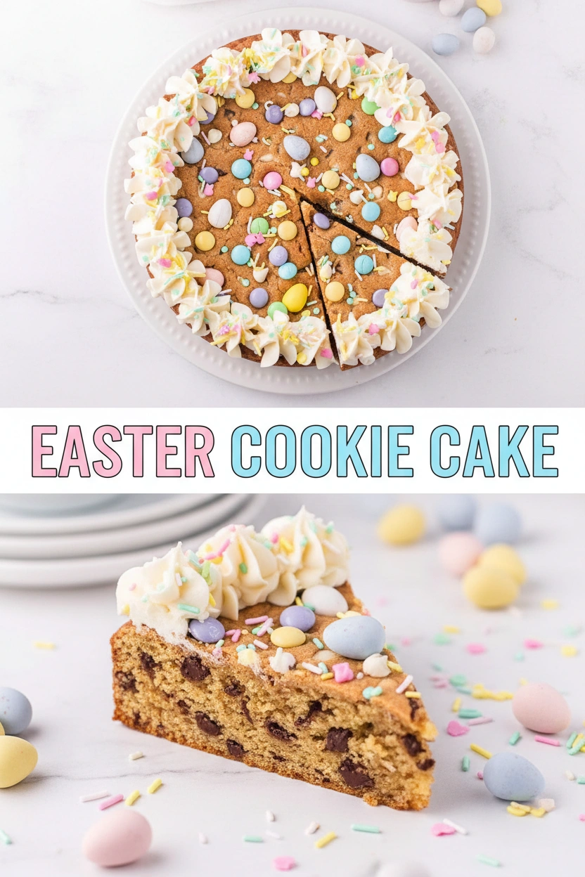 Easter Cookie Cake