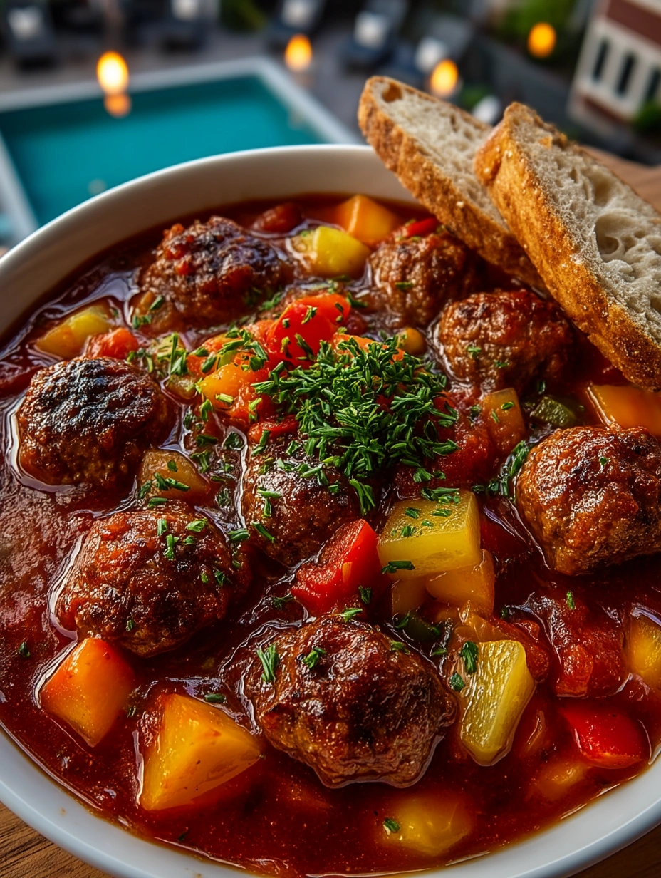 Cajun Meatball Stew