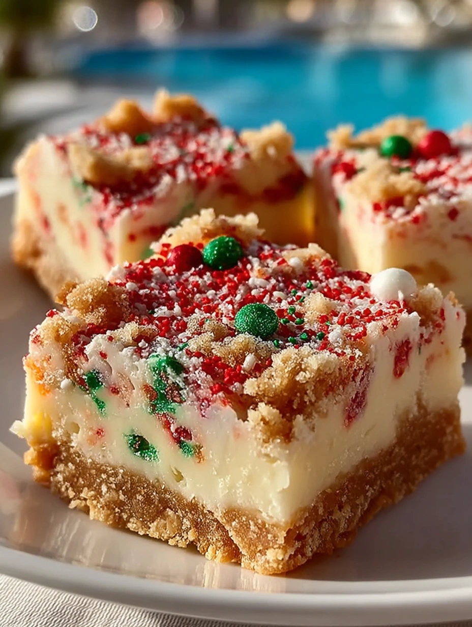 Santa’s No-Bake Sugar Cookie Bars