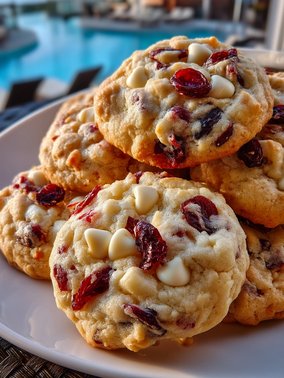 White Chocolate Cranberry Cookies